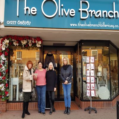 The Olive Branch winners of best christmas shop window 2021